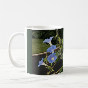 Blue Cascade Morning Glory Coffee Mug