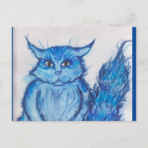 blue cat card