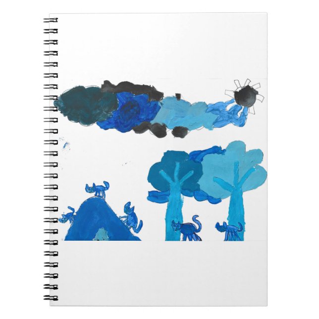 Blue Cat City Notebook (Front)