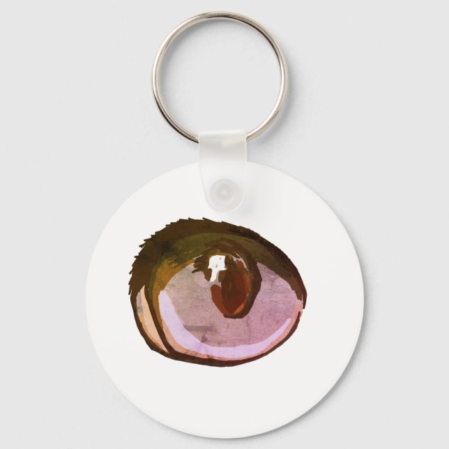 Blue Cat Eye Key Ring (Front)