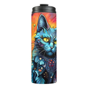 Blue Cat I Thermal Tumbler