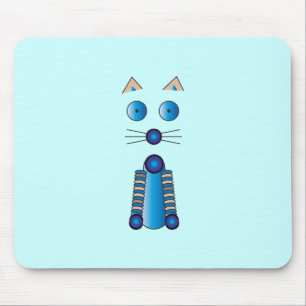 Blue CAT Mouse Pad