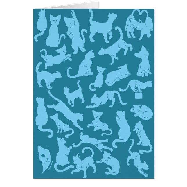 Blue Cat Pattern (Front)