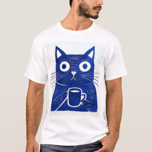 Blue Cat T-Shirt