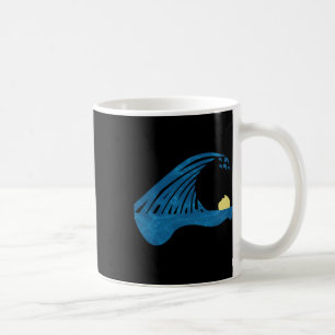 Blue Cats Wave For Kamala Funny Trump Blue Wave Of Coffee Mug