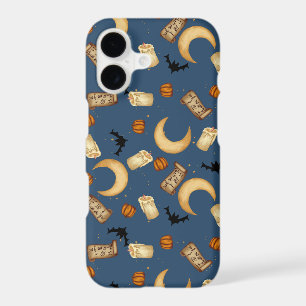 Blue Celestial Halloween Witchy Moon Phone Case