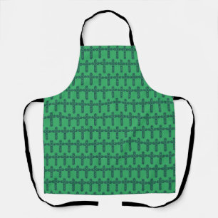 Blue Celtic High cross Apron