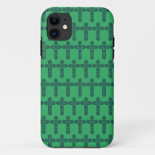 Blue Celtic High cross iPhone 11 Case
