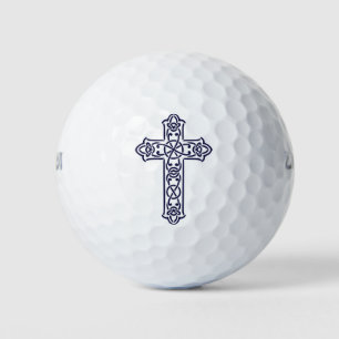 Blue Celtic High cross Golf Balls
