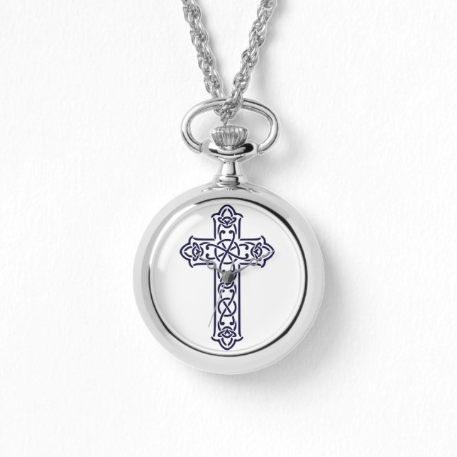 Blue Celtic High cross Watch (Front)