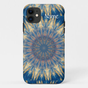 Blue Chakra Kaleidoscope Thunder_Cove  iPhone 11 Case