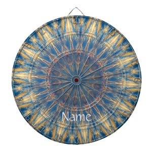 Blue Chakra Kaleidoscope Thunder_Cove  Dartboard