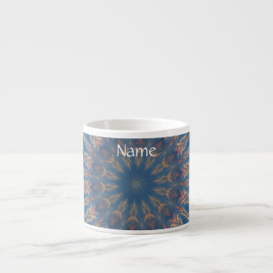 Blue Chakra Kaleidoscope Thunder_Cove Espresso Cup