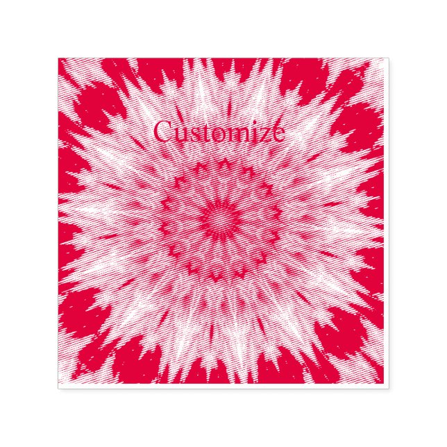 Blue Chakra Kaleidoscope Thunder_Cove  Self-inking Stamp (Design)