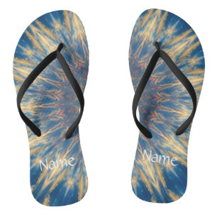 Blue Chakra Kaleidoscope Thunder_Cove Thongs