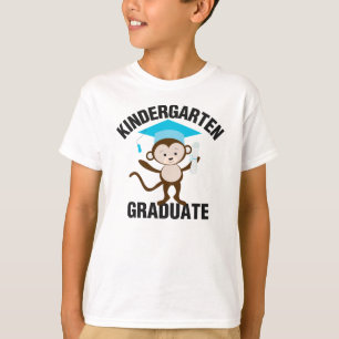 Blue & Charcoal Kindergarten Graduate Tee