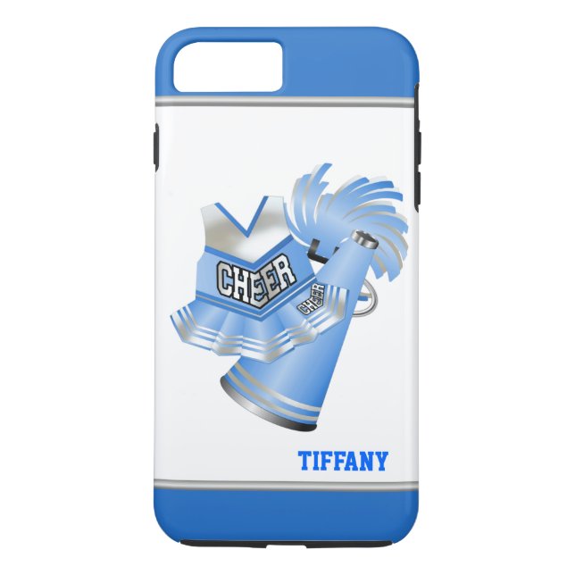Blue Cheerleader Custom iPhone 7 Plus Case (Back)