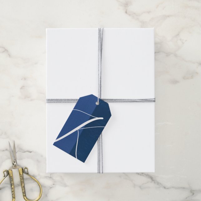 Blue Cheers Gift Tag (With Twine)