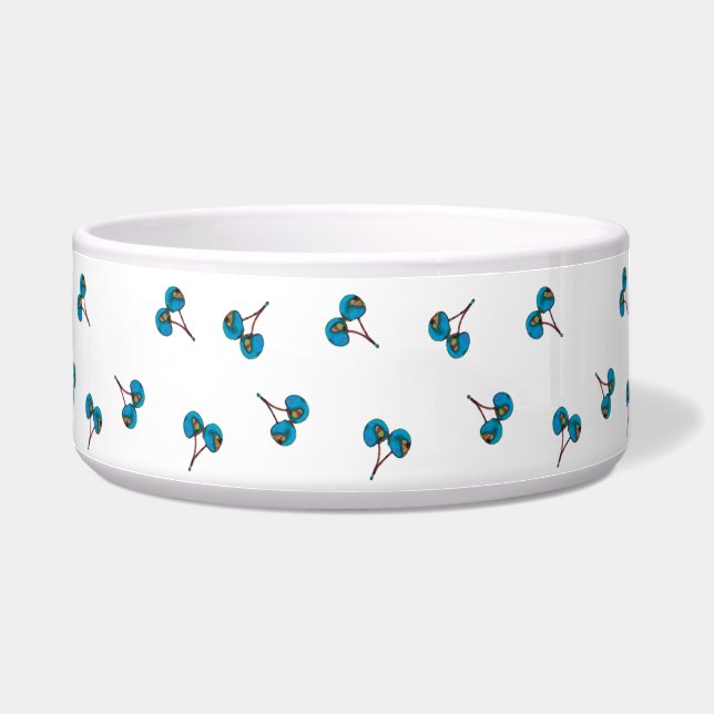 Blue Cherry Pattern (Left)