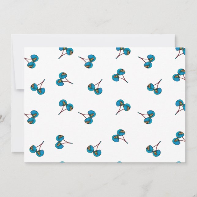 Blue Cherry Pattern (Front)