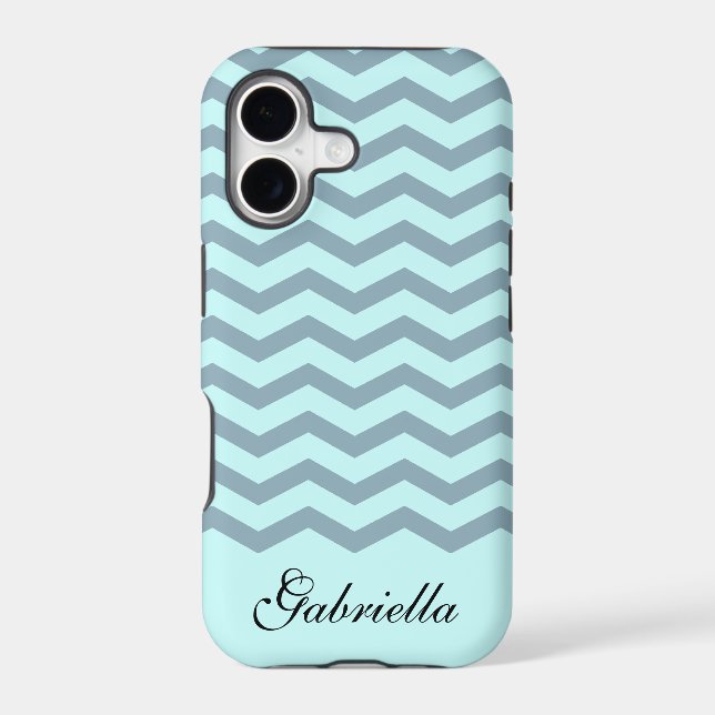 Blue Chevron (Back)