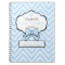 Blue Chevron Baby Shower Guest Book-