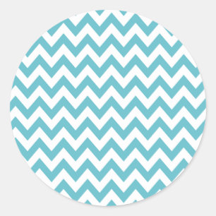 Blue Chevron Stickers