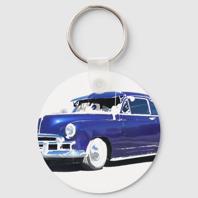 Blue Chevy Key Ring (Front)