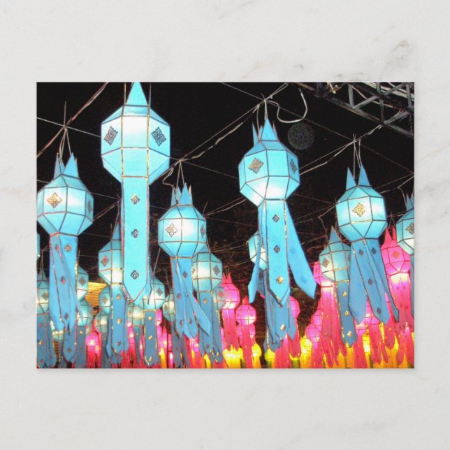 Blue Chiang Mai Postcard (Front)