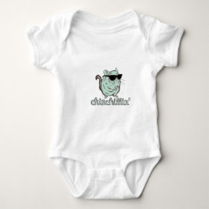Blue Chinchillin Chinchilla Baby Bodysuit