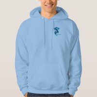 Blue Chinese Dragon Custom Hoodie