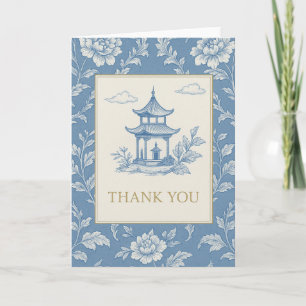 Blue Chinoiserie Card