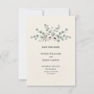 Blue Chinoiserie Garden Wedding Save the Date