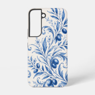 Blue Chinoiserie Olive Branch Phone Case