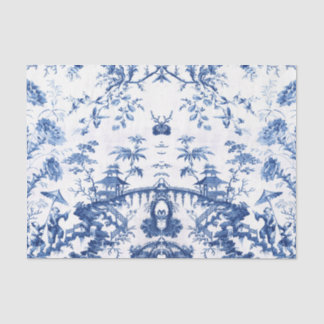 Blue Chinoiserie Tissue Paper
