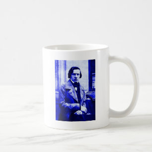 Blue Chopin Coffee Mug