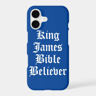 Blue Christian Faith King James Bible Believer