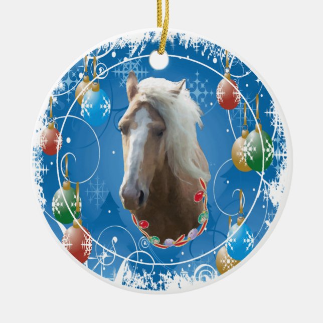 Blue Christmas Ornament (Front)