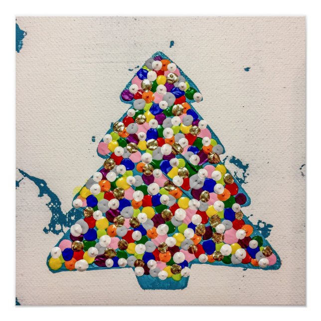 Blue Christmas Perfect Poster (Front)