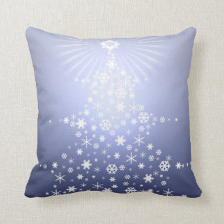 Blue Christmas Pillow