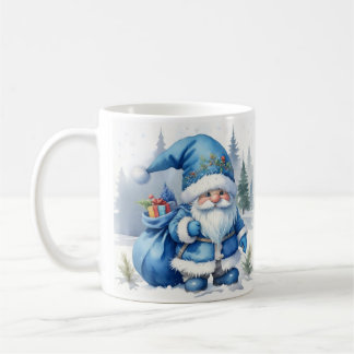 Blue Christmas - Santa Coffee Mug