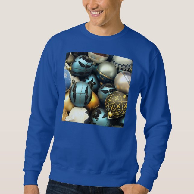 Blue Christmas Ugly Christmas Sweater (Front)