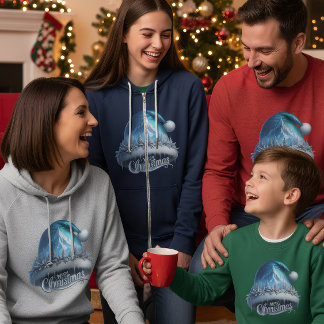 Blue Christmas Winter Wonderland T-Shirt