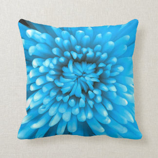 Blue Chrysanthemum Cushion
