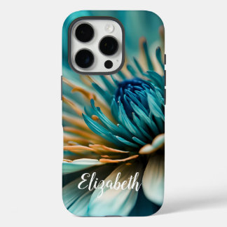 Blue Chrysanthemum Flower iPhone / iPad case