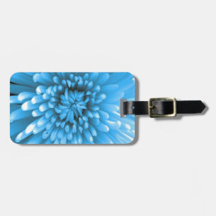 Blue Chrysanthemum Luggage Tag