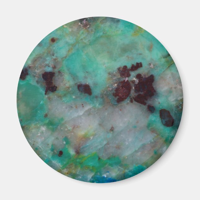 Blue Chrysocolla Jasper Magnet (Front)