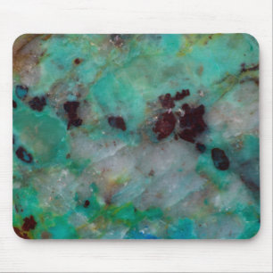 Blue Chrysocolla Jasper Mouse Pad