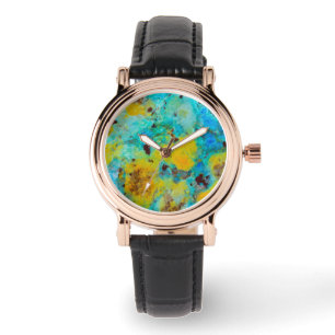 Blue Chrysocolla Jasper Watch