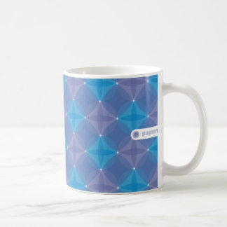 Blue circle mug